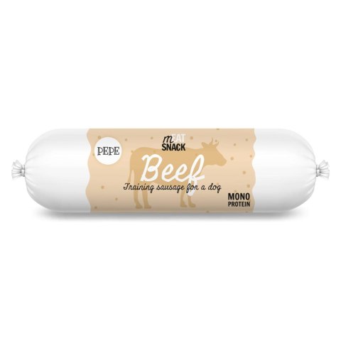 Paka Zwierzaka Pepe kiełbaski snack wołowina 200g Paka Zwierzaka Pepe kiełbaski snack wołowina 200g