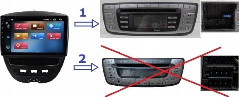 RADIO NAWIGACJA GPS CITROEN C1 2005-2014 ANDROID