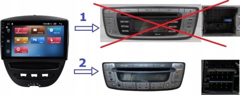 RADIO NAWIGACJA GPS CITROEN C1 2005-2014 ANDROID