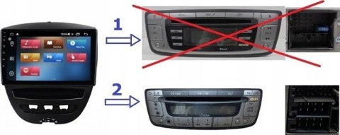 RADIO NAWIGACJA GPS CITROEN C1 2005-2014 ANDROID