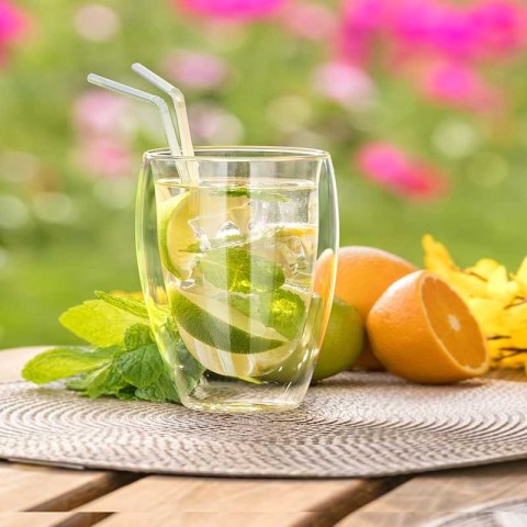 SZKLANKA TERMICZNA 300ml Z PODWÓJNĄ SCIANKĄ DO KAWY NAPOJÓW SZKLANKA TERMICZNA 300ml Z PODWÓJNĄ SCIANKĄ DO KAWY NAPOJÓW
