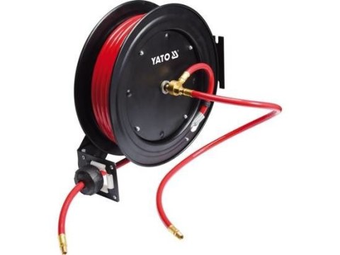 YATO.WĄŻ PNEUMAT.NA ZWIJAKU 15m x 9,5mm YATO.WĄŻ PNEUMAT.NA ZWIJAKU 15m x 9,5mm