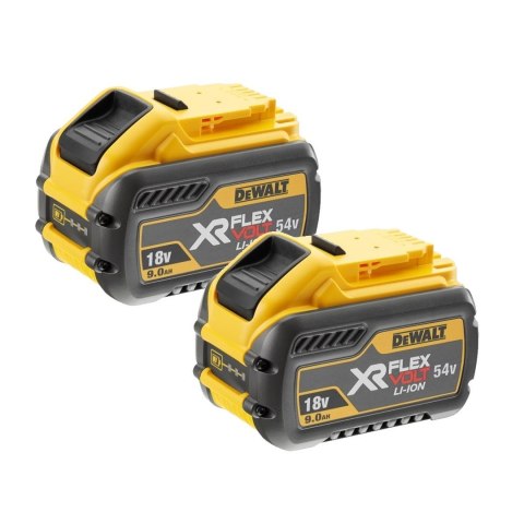 AKUMUL.FLEXVOLT 18/54V 9,0/3,0AH DCB547 DEWALT 2SZT AKUMUL.FLEXVOLT 18/54V 9,0/3,0AH DCB547 DEWALT 2SZT