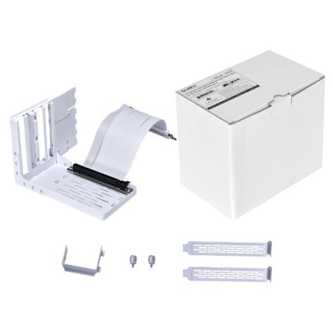 Pionowy zestaw GPU Lian Li VG4-4-V2W - Biały Pionowy zestaw GPU Lian Li VG4-4-V2W - Biały