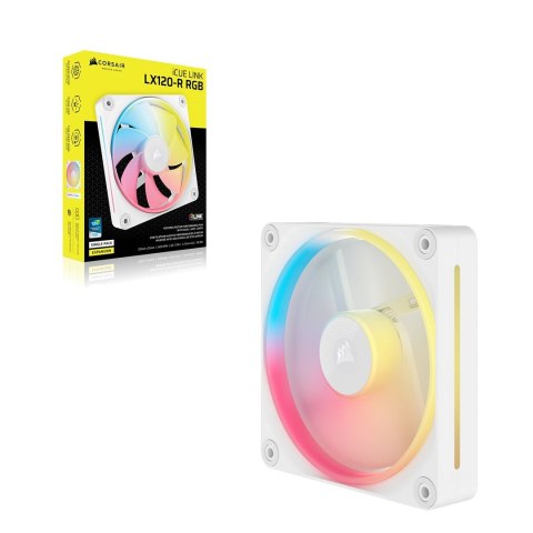 Wentylator CORSAIR 120*120*25 LX120-R RGB iCUE Link Single (W) Wentylator CORSAIR 120*120*25 LX120-R RGB iCUE Link Single (W)