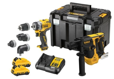 DeWALT DCK2101L2T-QW wkrętak zasilany/zakrętark udarowy Czarny, Żółty DeWALT DCK2101L2T-QW wkrętak zasilany/zakrętark udarowy Czarny, Żółty