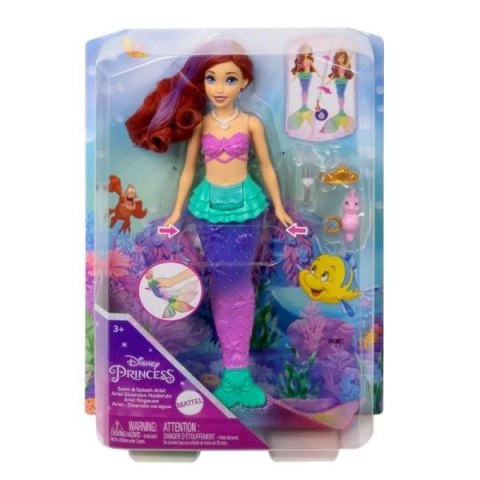 Disney Mała Syrenka Arielka Lalka Zmienia Kolor HPD43