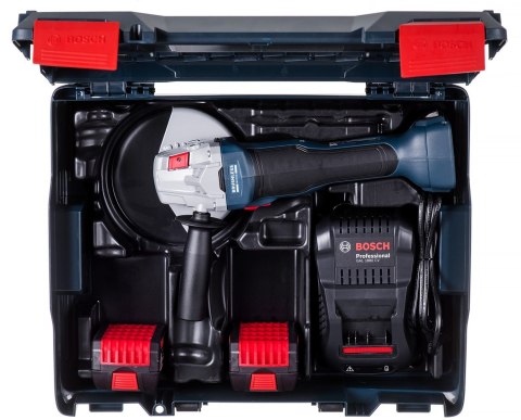 SZLIFIERKA KĄTOWA FI 125 18V-LI 2X5.0AH GWS BOSCH