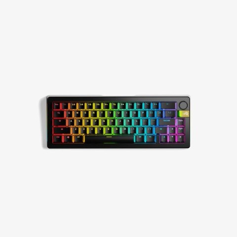 Glorious GMMK 3 Pro HE Wireless 65 % Custom Gaming-Tastatur - Pre-Built, ANSI (US), Fox HE Switches, schwarz Glorious GMMK 3 Pro HE Wireless 65 % Custom Gaming-Tastatur - Pre-Built, ANSI (US), Fox HE Switches, schwarz