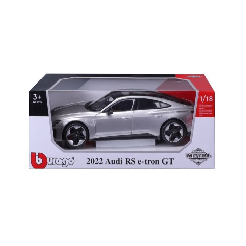 Model Audi RS e-tron GT silver 1:18 BBURAGO