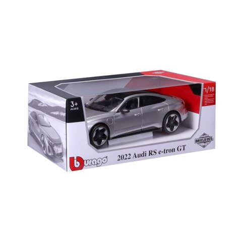 Model Audi RS e-tron GT silver 1:18 BBURAGO