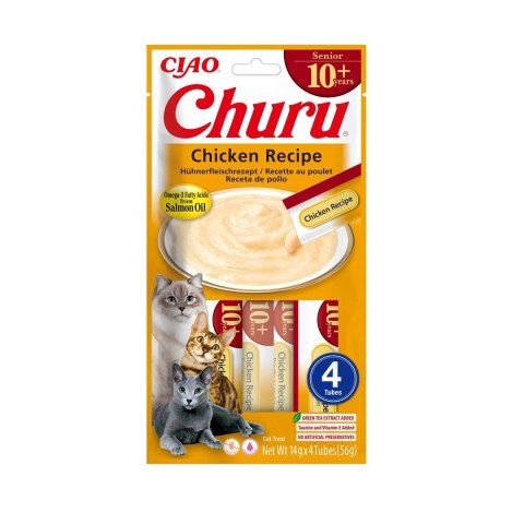 INABA CAT CHURU SENIOR CHICKEN 4x14g (56g) INABA CAT CHURU SENIOR CHICKEN 4x14g (56g)