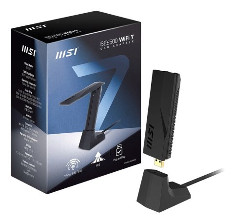 Karta sieciowa MSI GUBE65 WiFi 7 USB Adapter