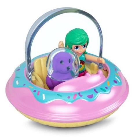 Figurki Polly Pocket Pollyville Autko Pączek Figurki Polly Pocket Pollyville Autko Pączek