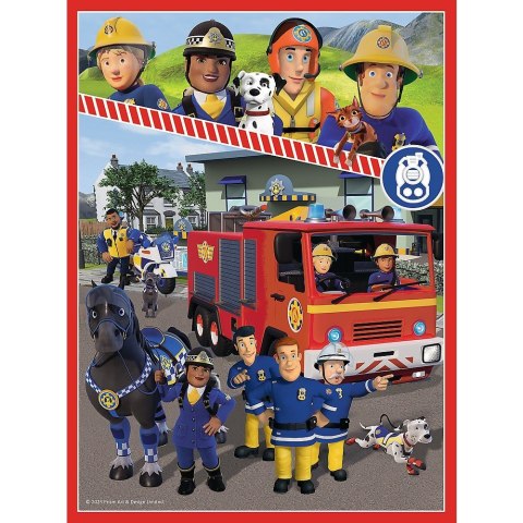 Puzzle 2w1 memos Drużyna Strażaka Sama Puzzle 2w1 memos Drużyna Strażaka Sama