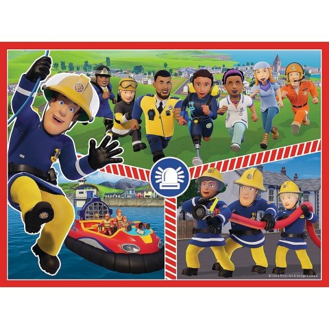 Puzzle 2w1 memos Drużyna Strażaka Sama Puzzle 2w1 memos Drużyna Strażaka Sama