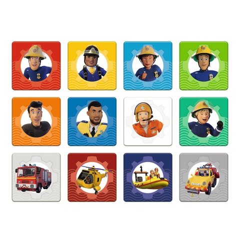 Puzzle 2w1 memos Drużyna Strażaka Sama Puzzle 2w1 memos Drużyna Strażaka Sama