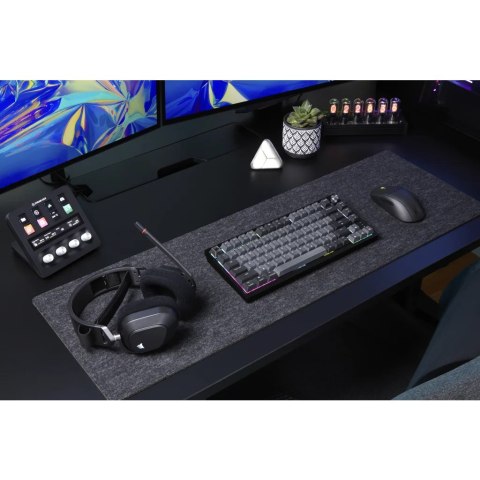 Bezprzewodowa klawiatura gamingowa Corsair Gaming K65 Plus 75% RGB, MLX RED - Czarny, Szary Bezprzewodowa klawiatura gamingowa Corsair Gaming K65 Plus 75% RGB, MLX RED - Czarny, Szary