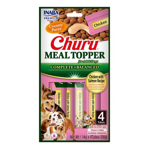 INABA DOG MEAL TOPPER CHICKEN SALMON 4x14g 56g INABA DOG MEAL TOPPER CHICKEN SALMON 4x14g 56g