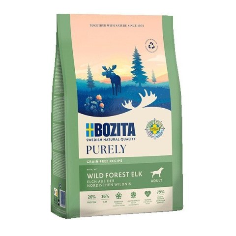 BOZITA Purely łoś karma bezzbożowa dorosłe psy 11 kg BOZITA Purely łoś karma bezzbożowa dorosłe psy 11 kg