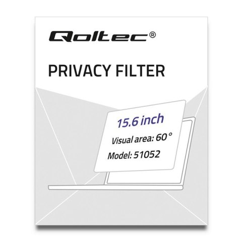 Filtr prywatyzujący Rodo Qoltec 51052 Filtr prywatyzujący Rodo Qoltec 51052