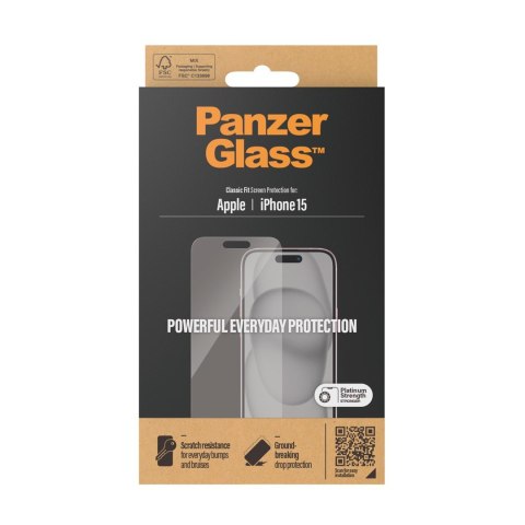 PanzerGlass Classic Fit Przezroczysta ochrona ekranu Apple 1 szt. PanzerGlass Classic Fit Przezroczysta ochrona ekranu Apple 1 szt.