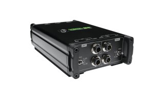 Pasywna skrzynka bezpośrednia Mackie MDB-2P na gitarę basową, pianino cyfrowe, gitarę, syntezator, czarna, 20-20000 Hz, 140000 O