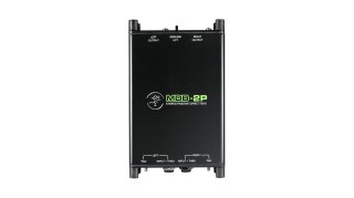 Pasywna skrzynka bezpośrednia Mackie MDB-2P na gitarę basową, pianino cyfrowe, gitarę, syntezator, czarna, 20-20000 Hz, 140000 O