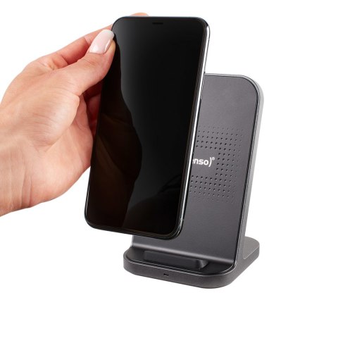 Intenso BSA2 Smartfon Czarny USB Bezprzewodowe ładowanie Szybkie ładowanie Wewnętrzna