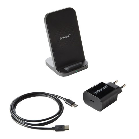Intenso BSA2 Smartfon Czarny USB Bezprzewodowe ładowanie Szybkie ładowanie Wewnętrzna