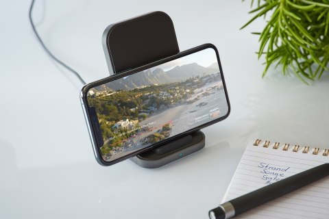 Intenso BSA2 Smartfon Czarny USB Bezprzewodowe ładowanie Szybkie ładowanie Wewnętrzna