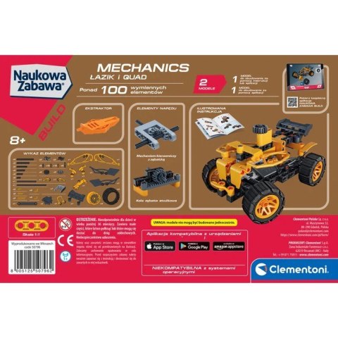 Zestaw konstrukcyjny Laboratorium Mechaniki Łazik i Quad Zestaw konstrukcyjny Laboratorium Mechaniki Łazik i Quad