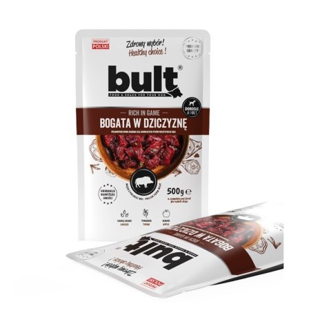 BULT mielonka bogata w dziczyznę saszetka dla psa 100g BULT mielonka bogata w dziczyznę saszetka dla psa 100g