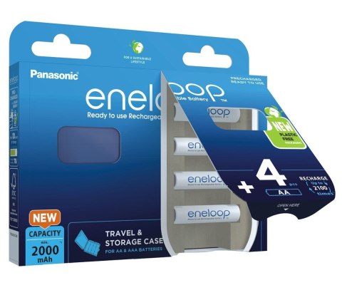 PANASONIC ENELOOP AA 2000mAh 4 szt + CASE PANASONIC ENELOOP AA 2000mAh 4 szt + CASE