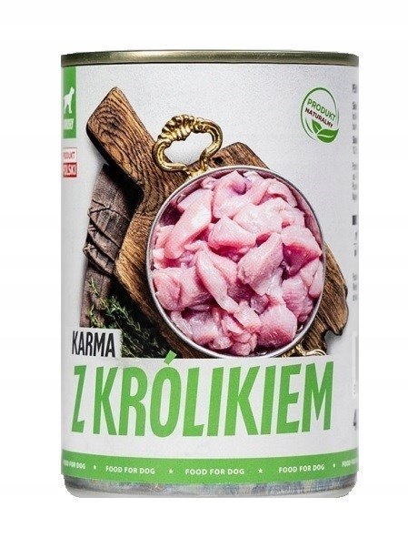 Tuf Tuf Puszka mielonka z królikiem 400g Tuf Tuf Puszka mielonka z królikiem 400g