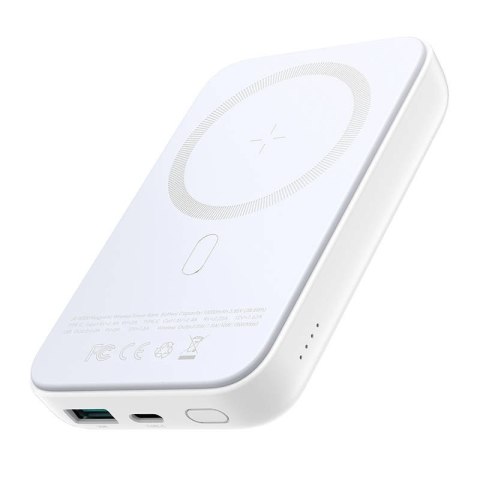 Mini bezprzewodowy PowerBank 20W 10000mAh Joyroom JR-W020 (biały) Mini bezprzewodowy PowerBank 20W 10000mAh Joyroom JR-W020 (biały)