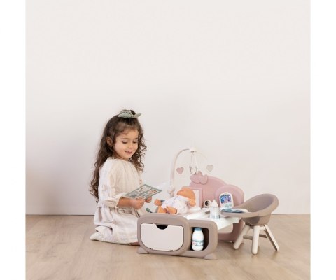 Baby Nurse Elektroniczny kącik opiekunki 220379 SMOBY Baby Nurse Elektroniczny kącik opiekunki 220379 SMOBY