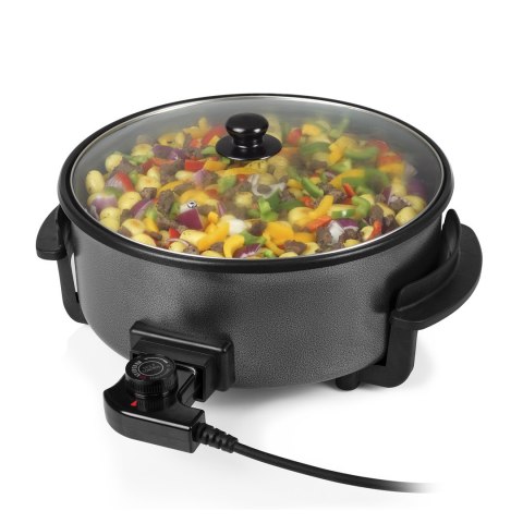 Tristar | Wielofunkcyjna patelnia grillowa XL | PZ-9135 | Średnica 30 cm | Grill | 1500 W | Pokrywka w zestawie | Uchwyt stały |