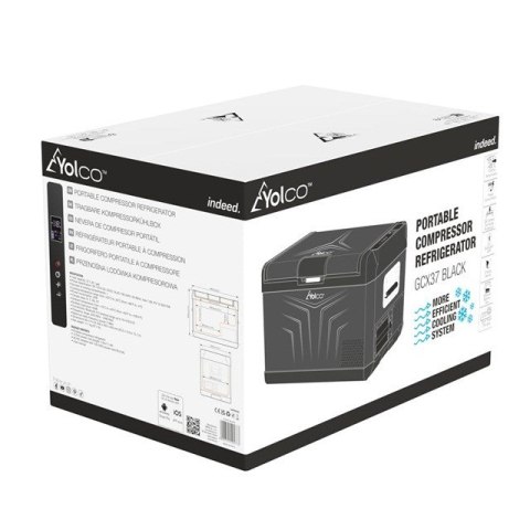 PRZENOŚNA LODÓWKA KOMPRESOROWA GCX37 BLACK