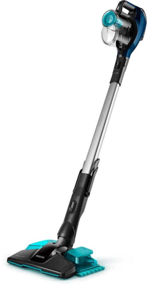 Philips Odkurzacz FC6719/01 Obsługa bezprzewodowa Drążek ręczny Funkcja prania - W 21.6 V Czas pracy (maks.) 50 min Niebieski/Cz