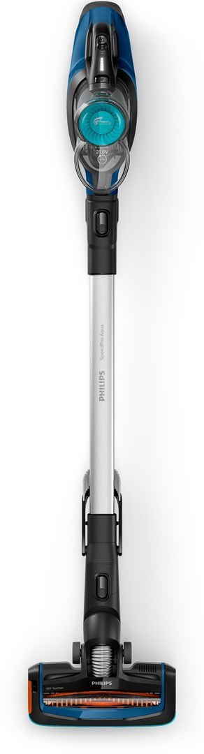 Philips Odkurzacz FC6719/01 Obsługa bezprzewodowa Drążek ręczny Funkcja prania - W 21.6 V Czas pracy (maks.) 50 min Niebieski/Cz