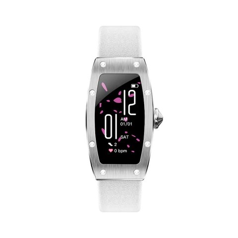 Smartwatch Kumi K18 Svarovski srebrny Smartwatch Kumi K18 Svarovski srebrny