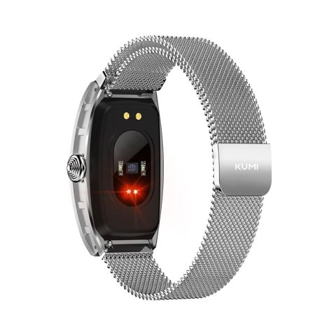 Smartwatch Kumi K18 Svarovski srebrny Smartwatch Kumi K18 Svarovski srebrny