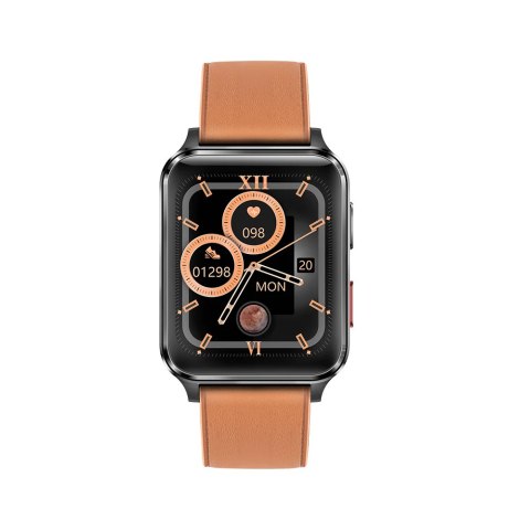 Smartwatch Kumi KU5 PRO brązowy Smartwatch Kumi KU5 PRO brązowy