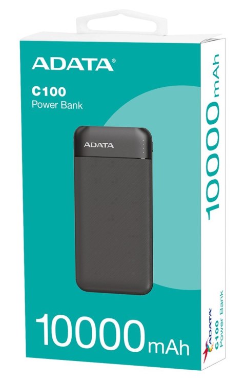 ADATA C100 Litowo-polimerowy (LiPo) 10000 mAh Czarny