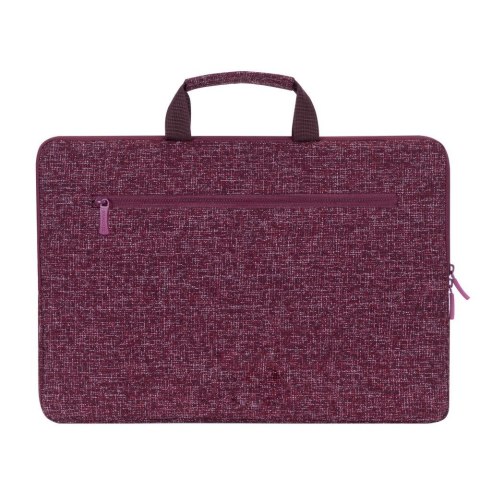 RIVACASE ETUI NA LAPTOP 13,3" ANVIK, CZERWONY BURGUND, Z UCHWYTEM, Z MATERIAŁU WODOODPORNEGO