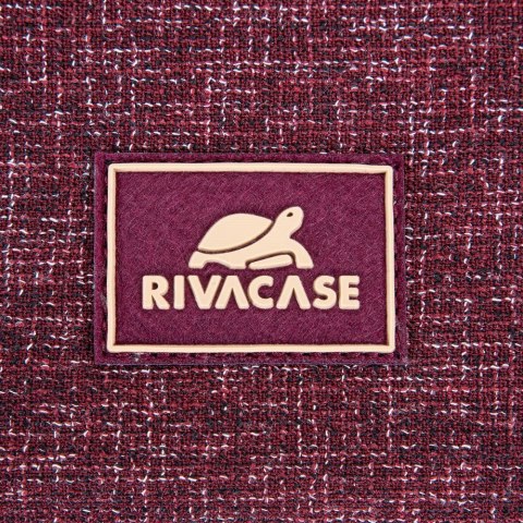 RIVACASE ETUI NA LAPTOP 13,3" ANVIK, CZERWONY BURGUND, Z UCHWYTEM, Z MATERIAŁU WODOODPORNEGO