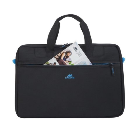 Rivacase 8037 39,6 cm (15.6") Obudowa na messenger Czarny
