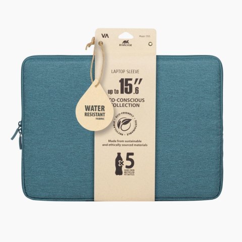 Rivacase Suzuka 7705 39,6 cm (15.6") Etui kieszeniowe Kolor Aqua