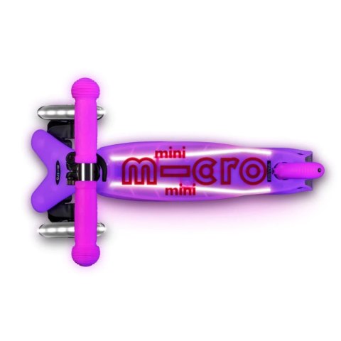Hulajnoga Mini Micro Deluxe Glow LED Plus Frosty Pink Hulajnoga Mini Micro Deluxe Glow LED Plus Frosty Pink